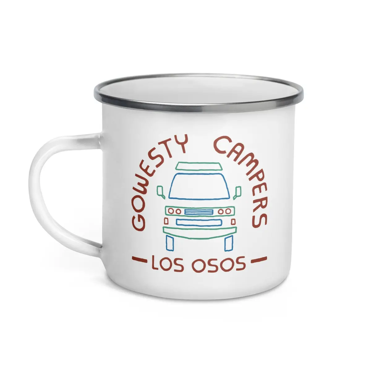 Friendly Face Enamel Mug 1