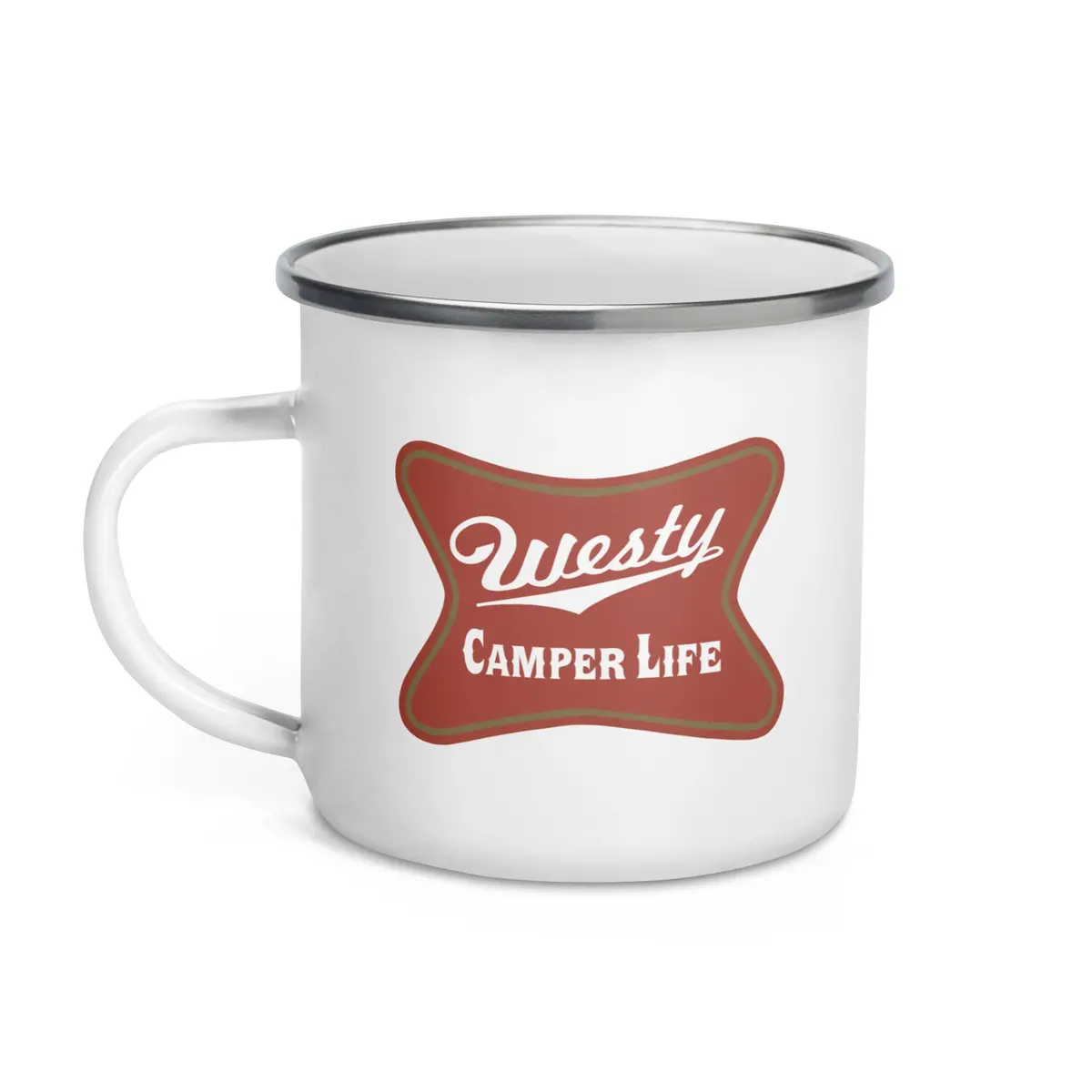 Westy Camper Life Enamel Mug 1