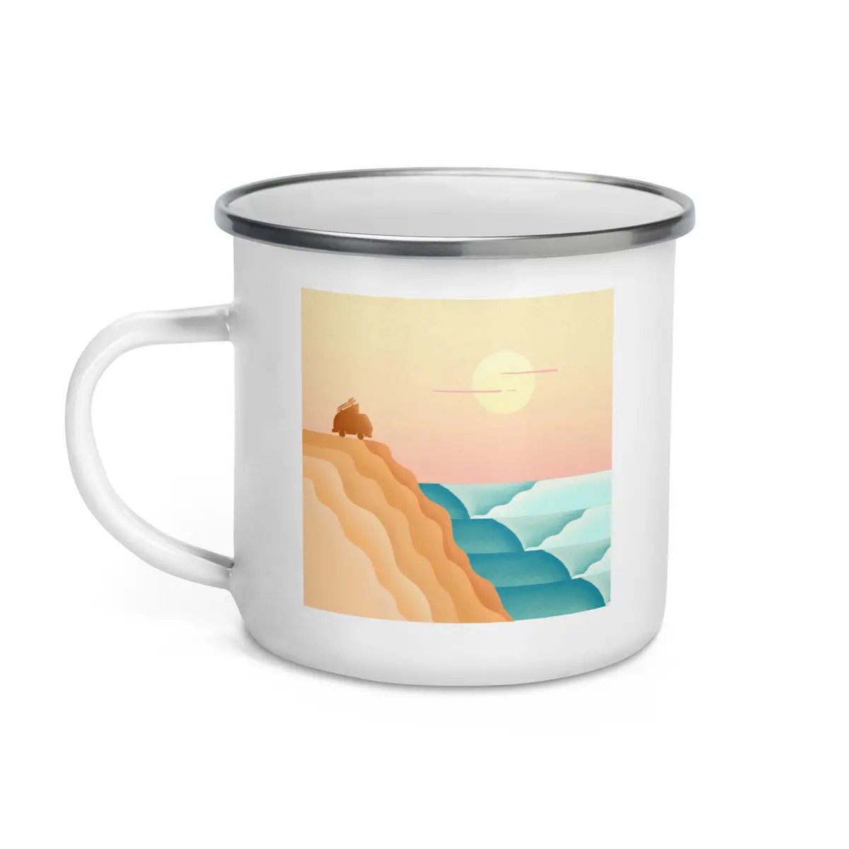 Baja Surf Enamel Mug 1