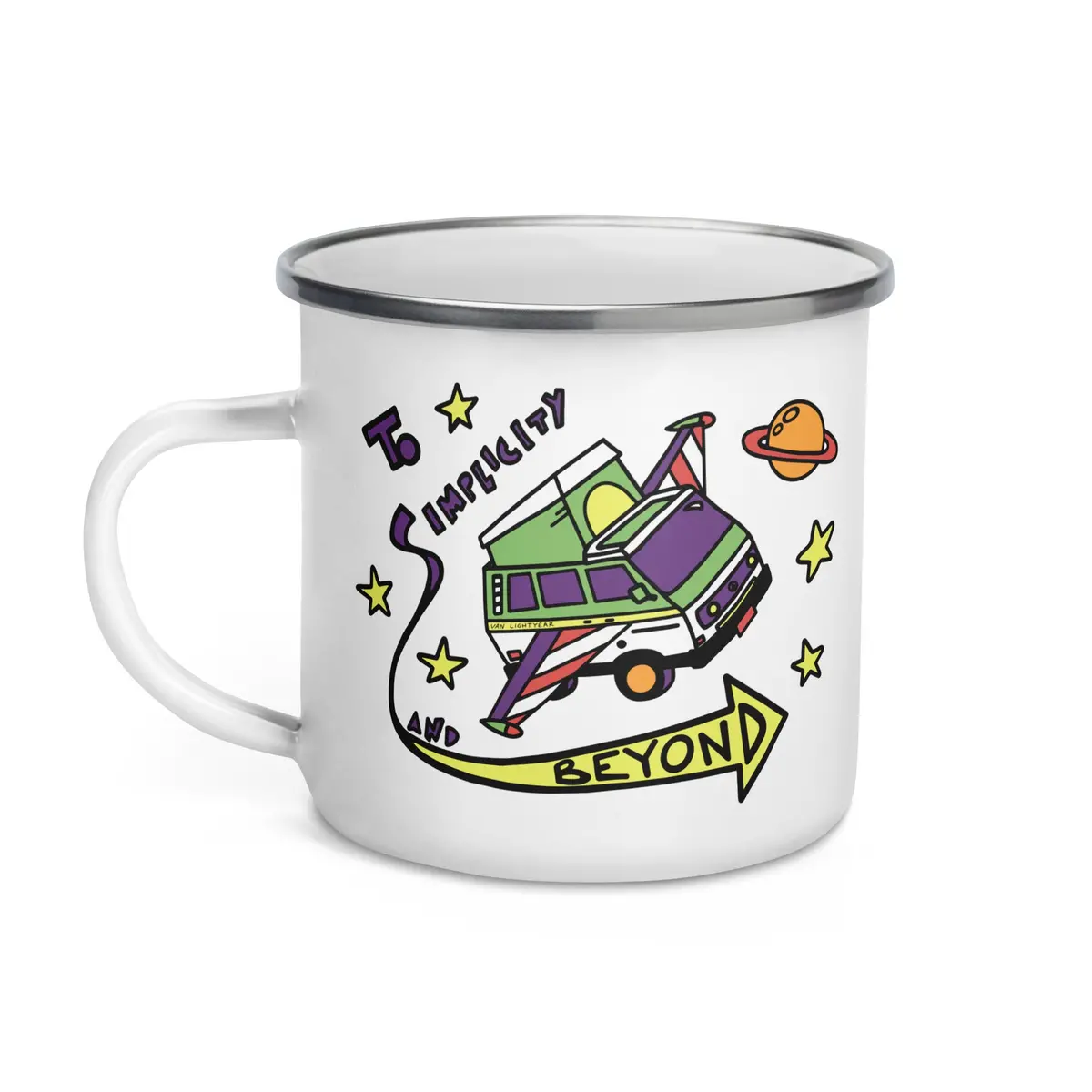 Van Lightyear Enamel Mug 1