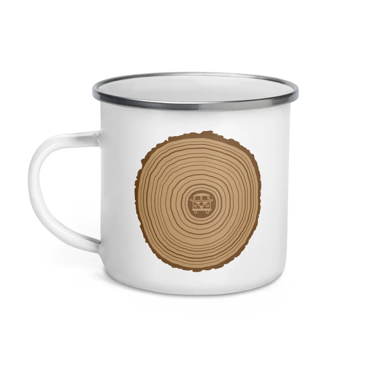 Origin Tree Ring Enamel Mug 1