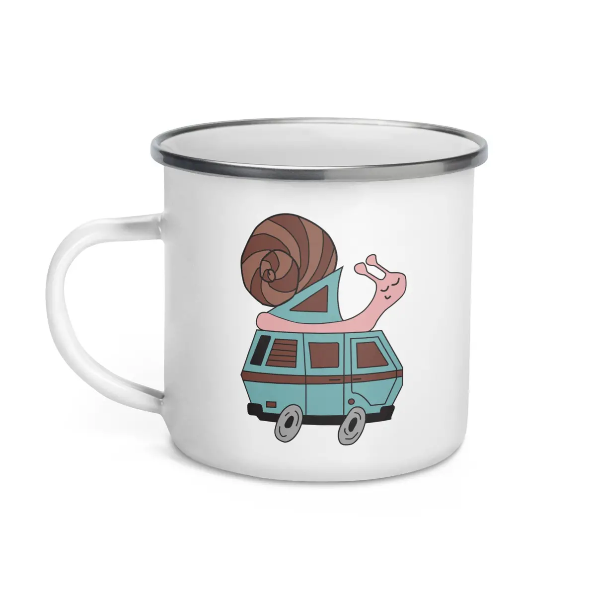 Sally Snail Enamel Mug 1
