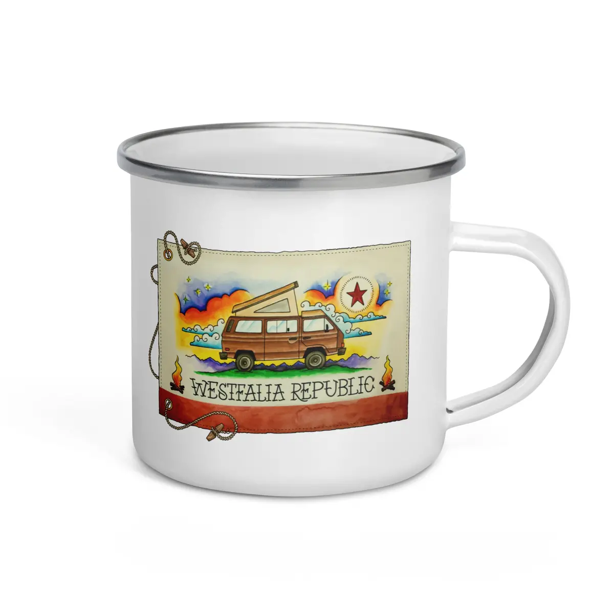 Westfalia Republic Enamel Mug 2