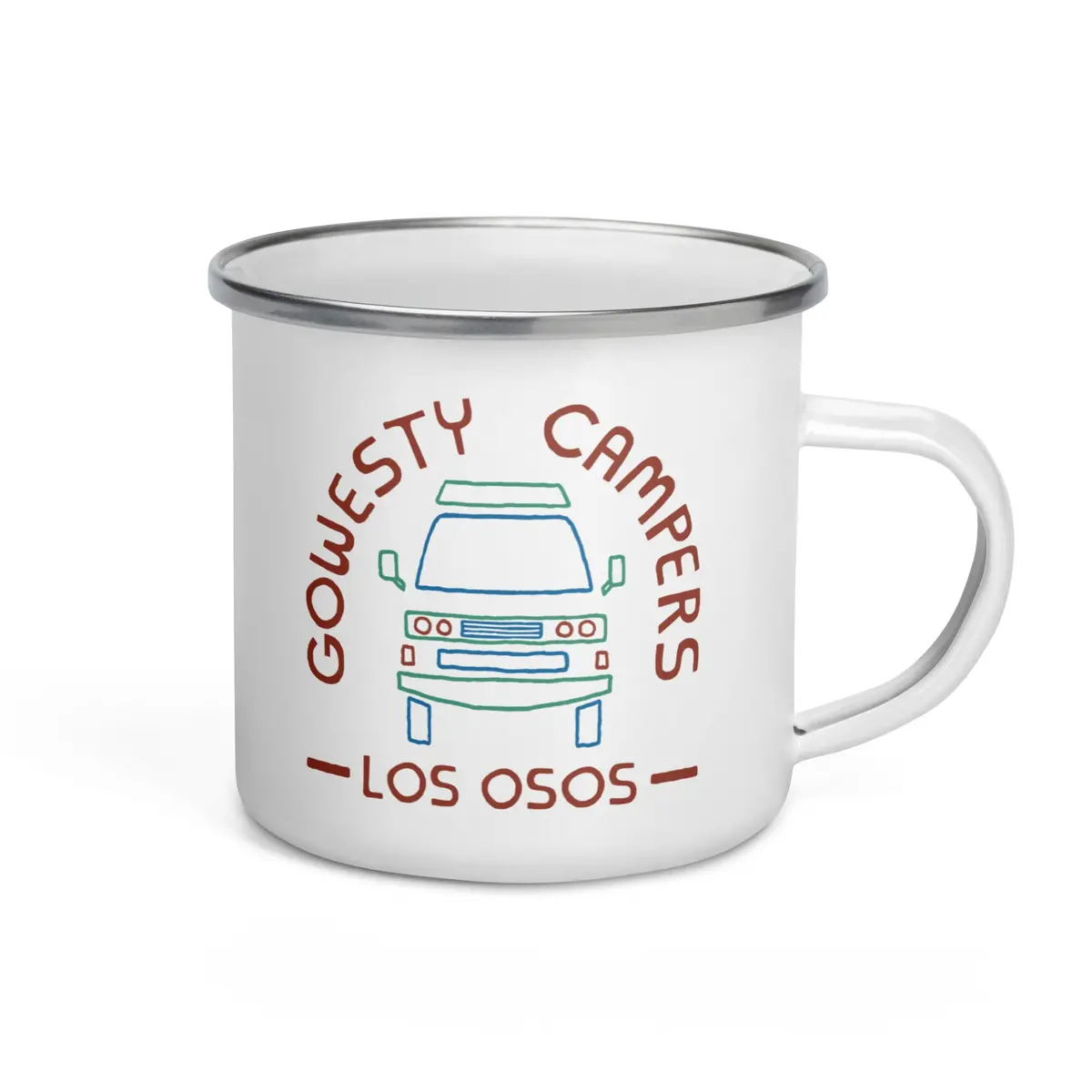 Friendly Face Enamel Mug 2
