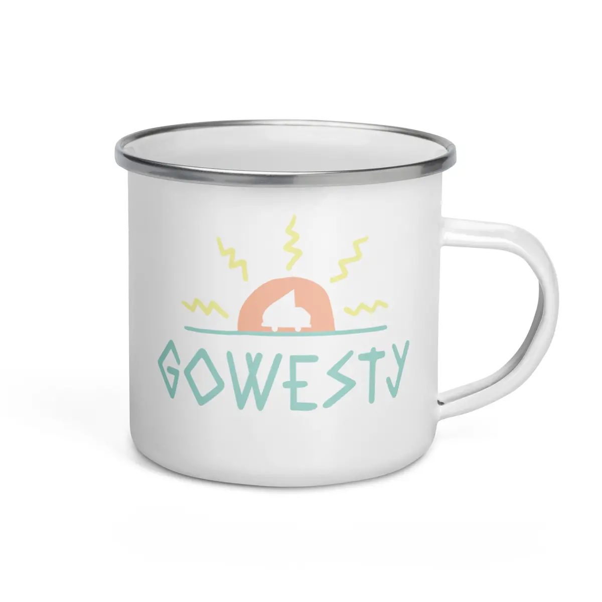 Mak Gowesty Logo Enamel Mug 2