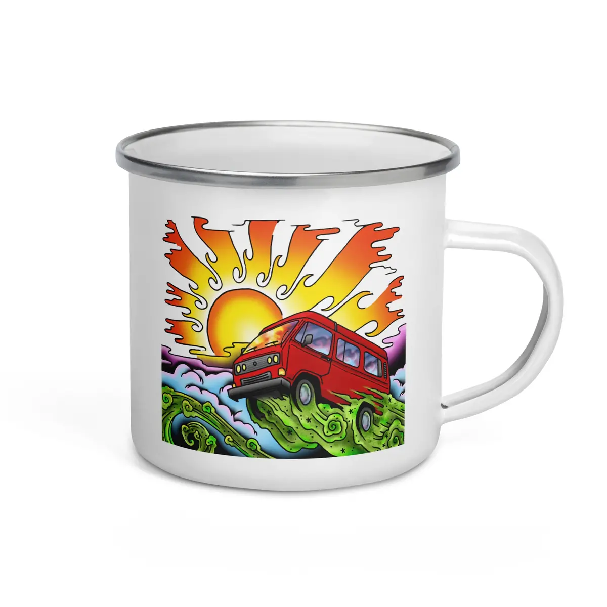 Van & Sun Enamel Mug 1