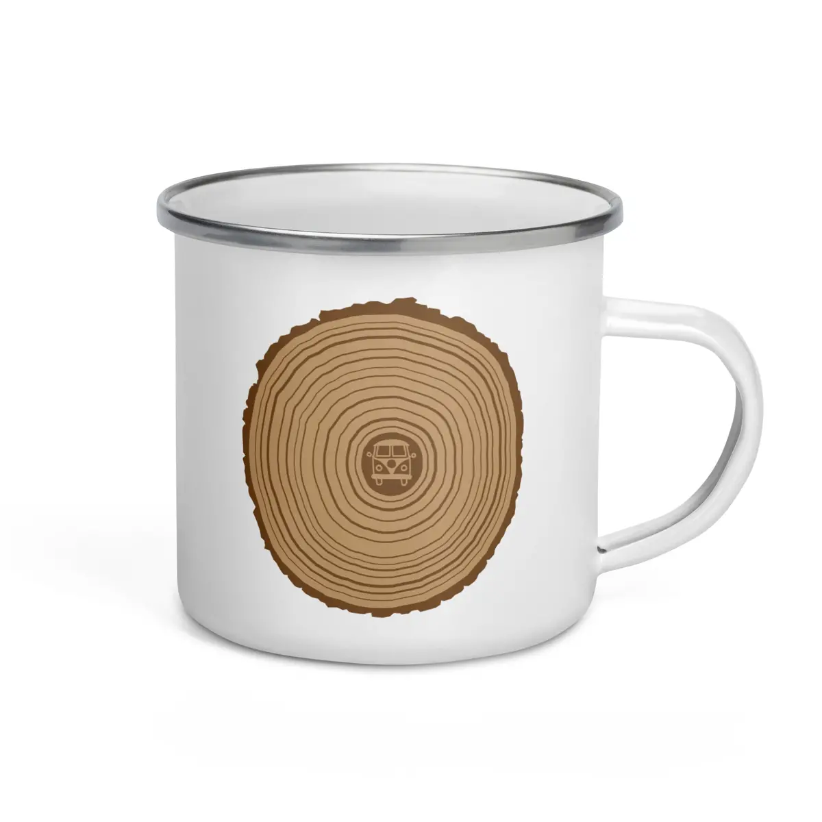 Origin Tree Ring Enamel Mug 2
