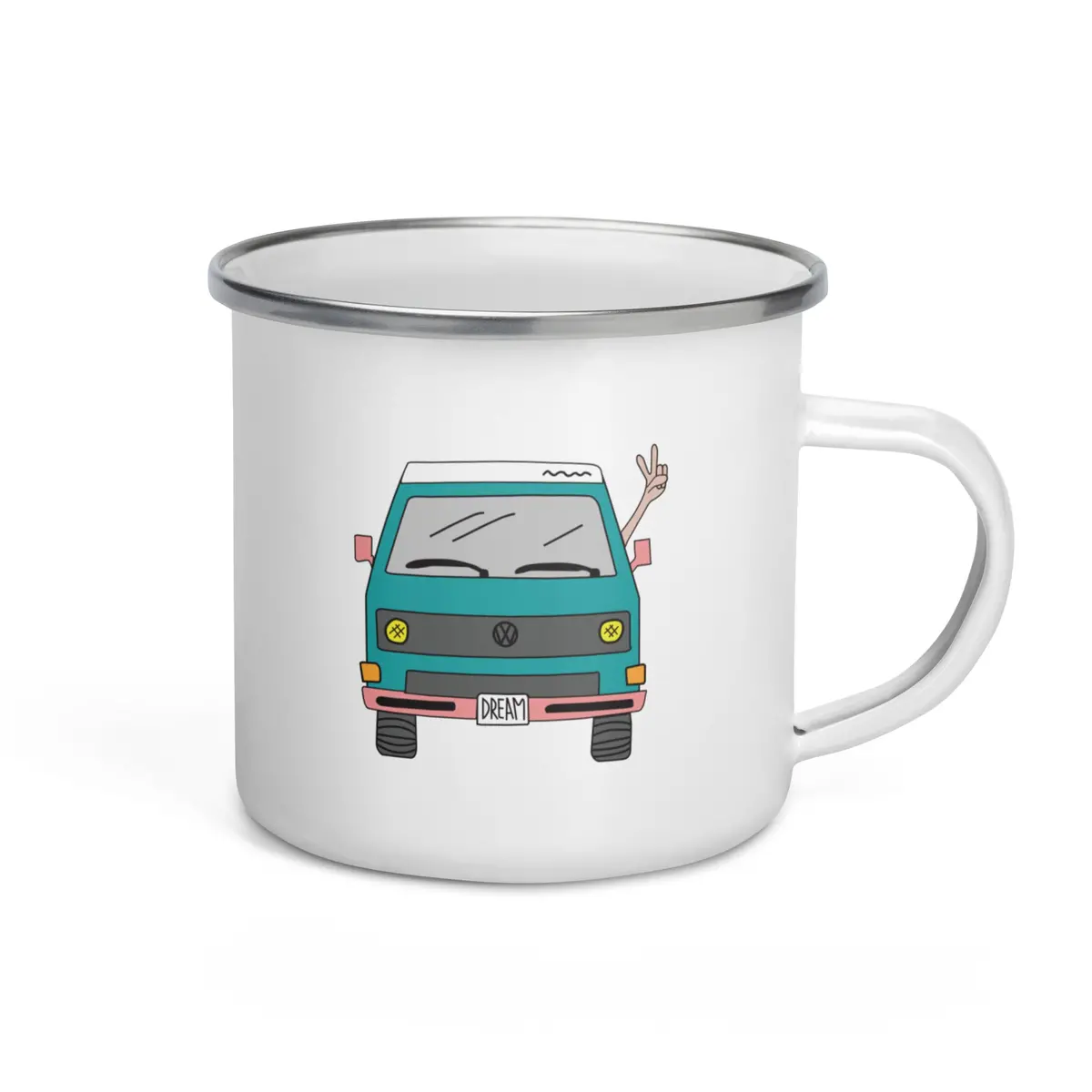 Dream Machine Enamel Mug 1
