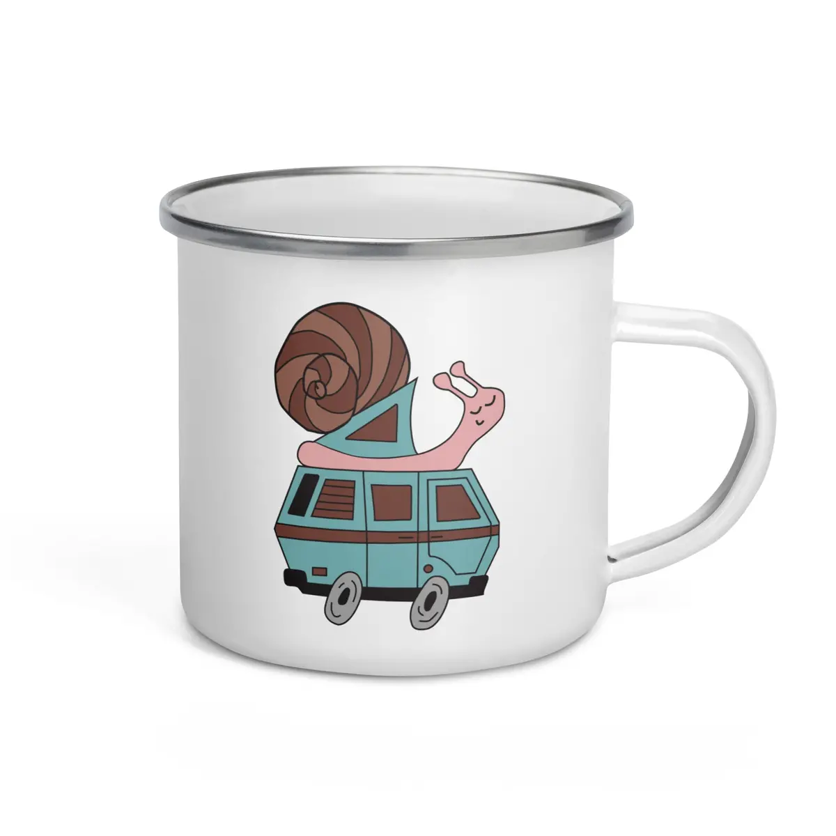 Sally Snail Enamel Mug 2