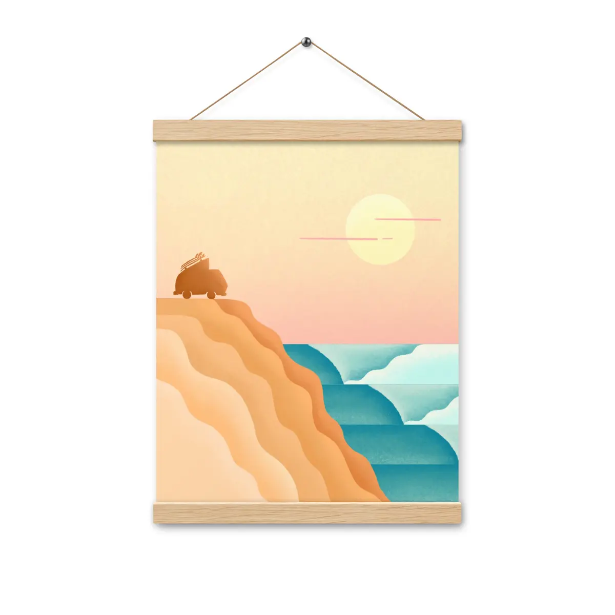 Baja Surf Hanging Poster 1