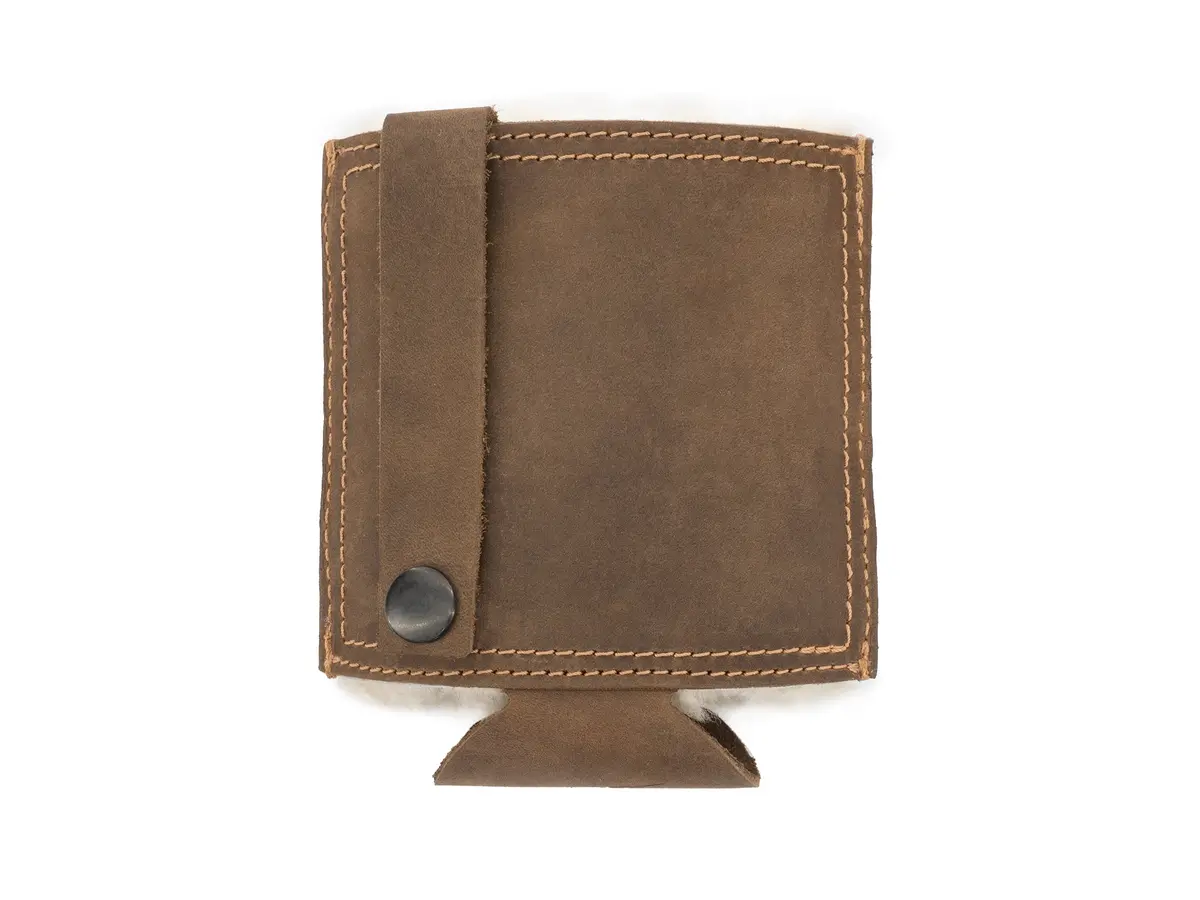 Westy Life Leather & Lambswool Coozie 2