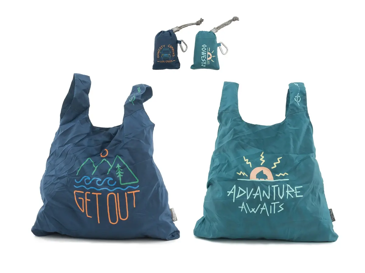 Compact Recycled Grocery Tote 1