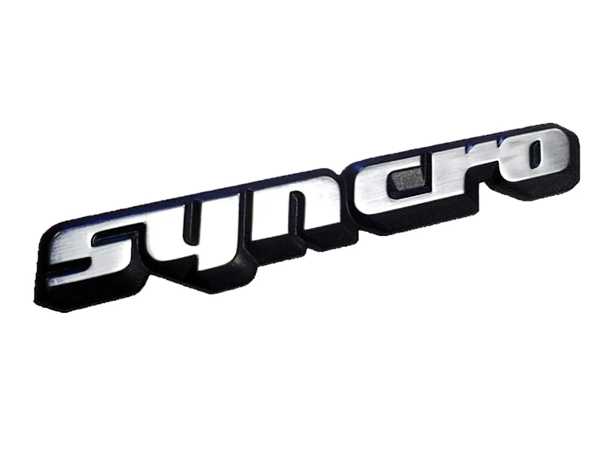 Syncro Rear Hatch Emblem 1