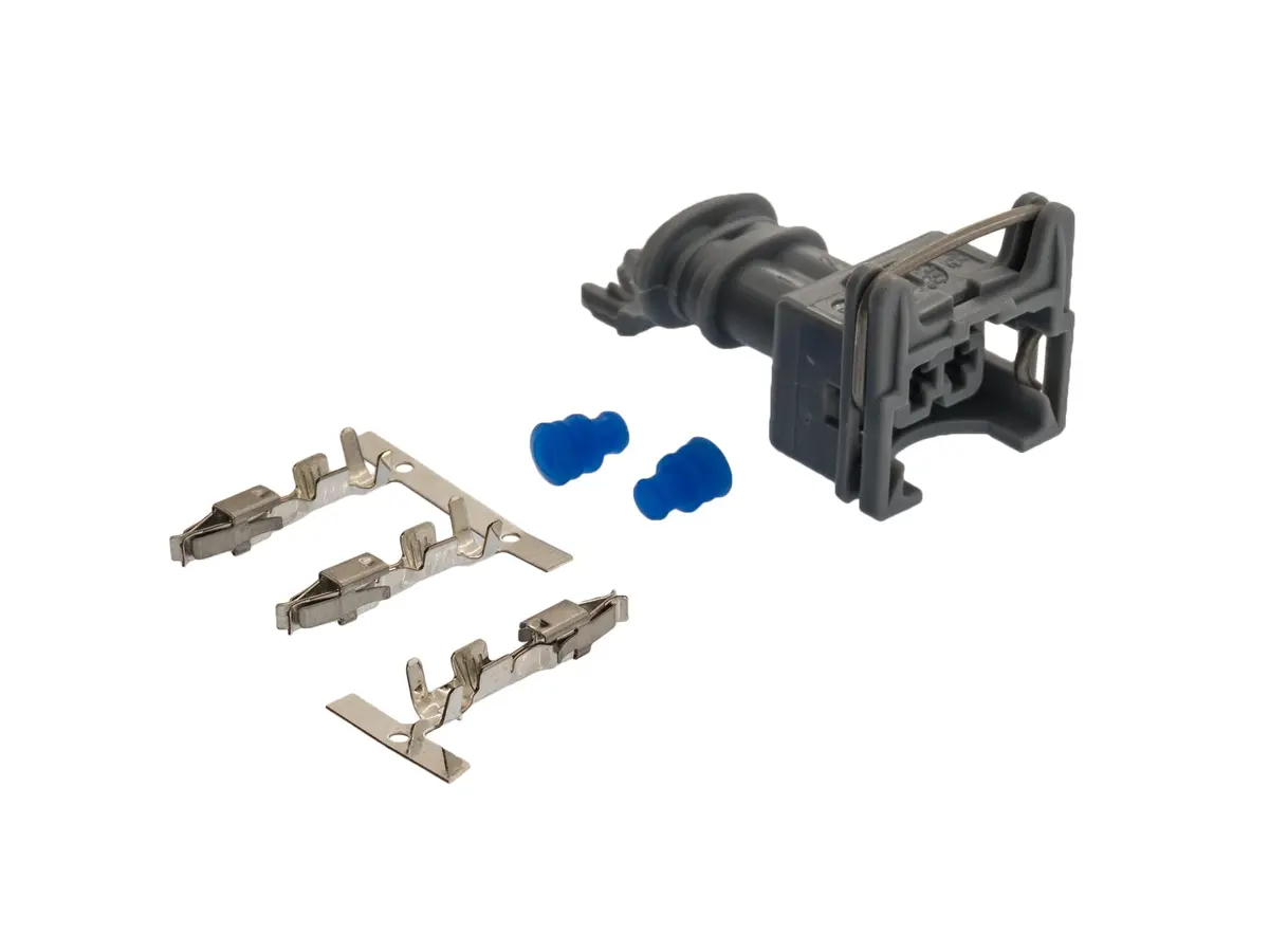 Bosch Sealed 2-Pin Female Connector Kit (Single Slot) 1