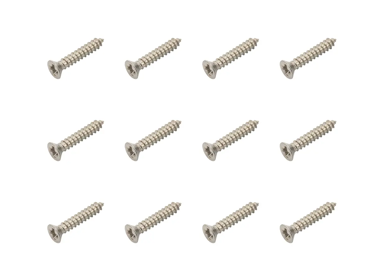 Curtain Track Screws (Pack Of 12) 1