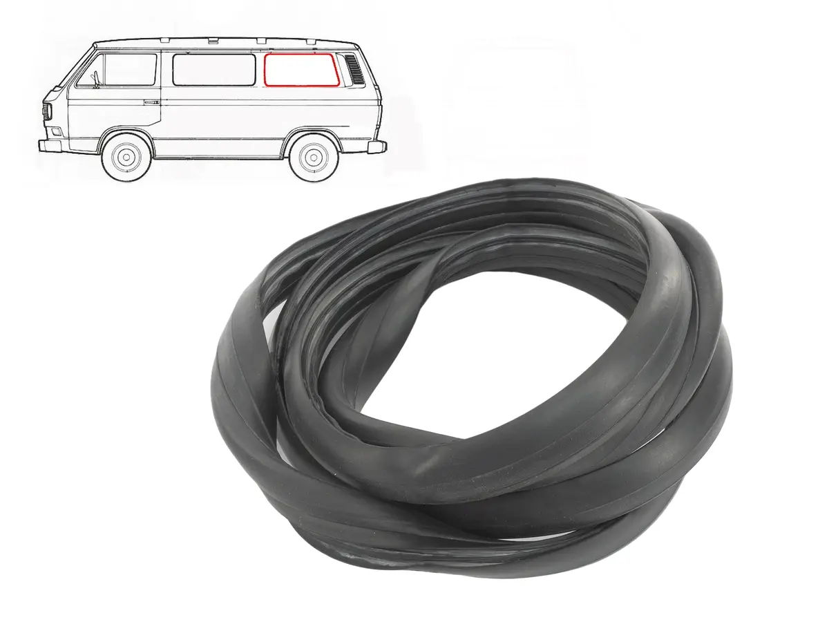 Rear Side Window Seal Without Groove [Vanagon] 1