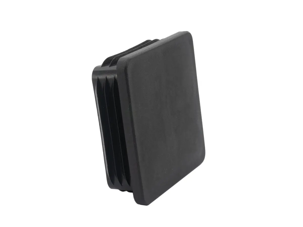 Black Square Snap In Hitch Hole Cap 1