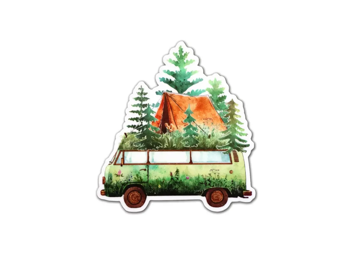 Spring Van Sticker 1