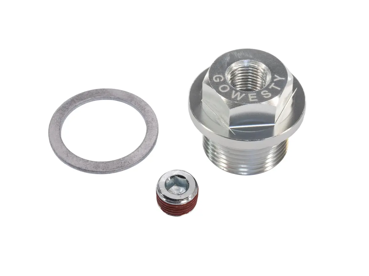 Oil Pressure Relief Plug With External Hex And Threaded Port 1