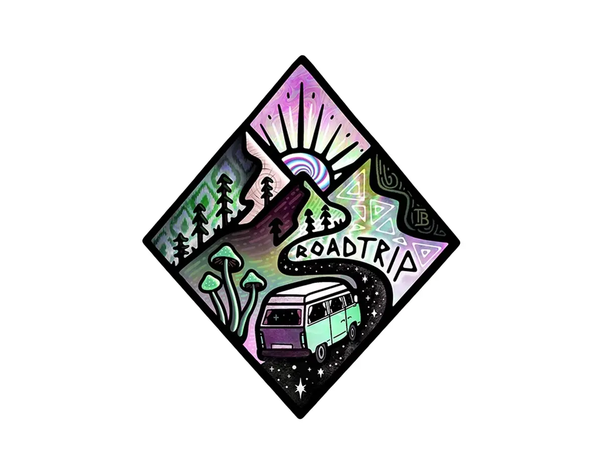 Road Trippy Sticker 1