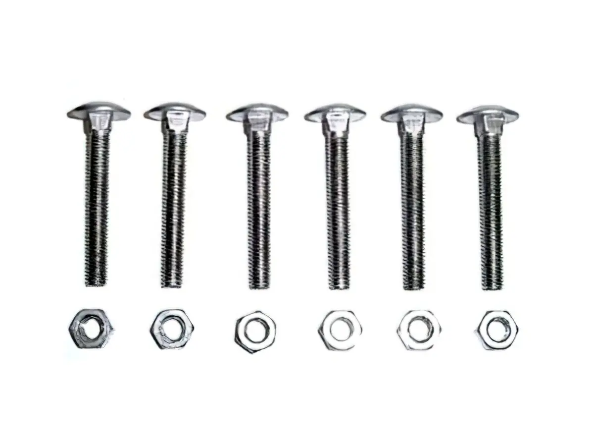 Pop-Top To Rear Hinges Carriage Bolt Set [Late Bus] 1