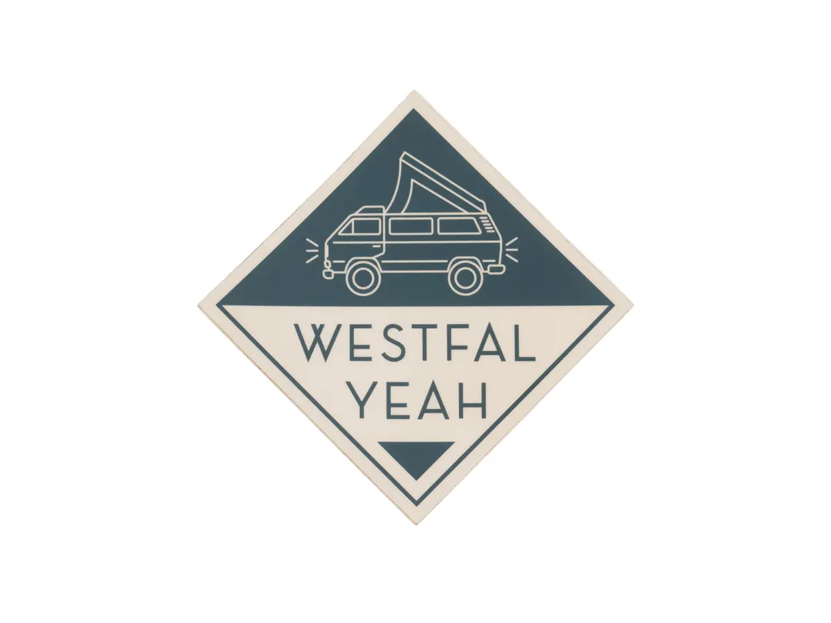 Westfalyeah Diamond Logo Sticker 1