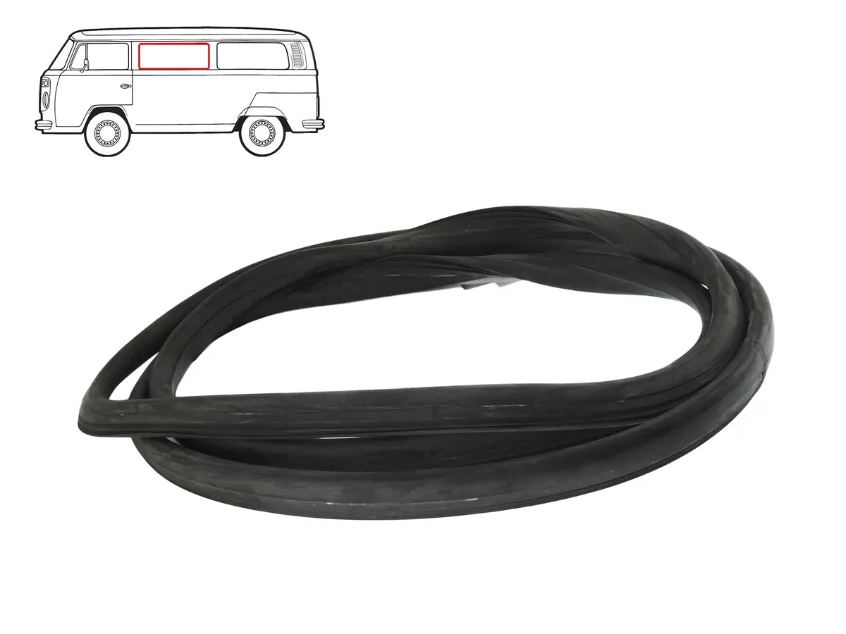 Side Window Seal - L/R Center  (Without Vent; Without Molding) [Bus] 1