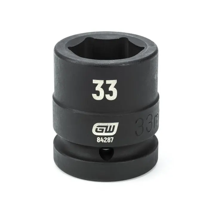 Gearwrench 84242 Impact Socket Set – 1/2" Drive, Chrome Vanadium, 6-Point 1