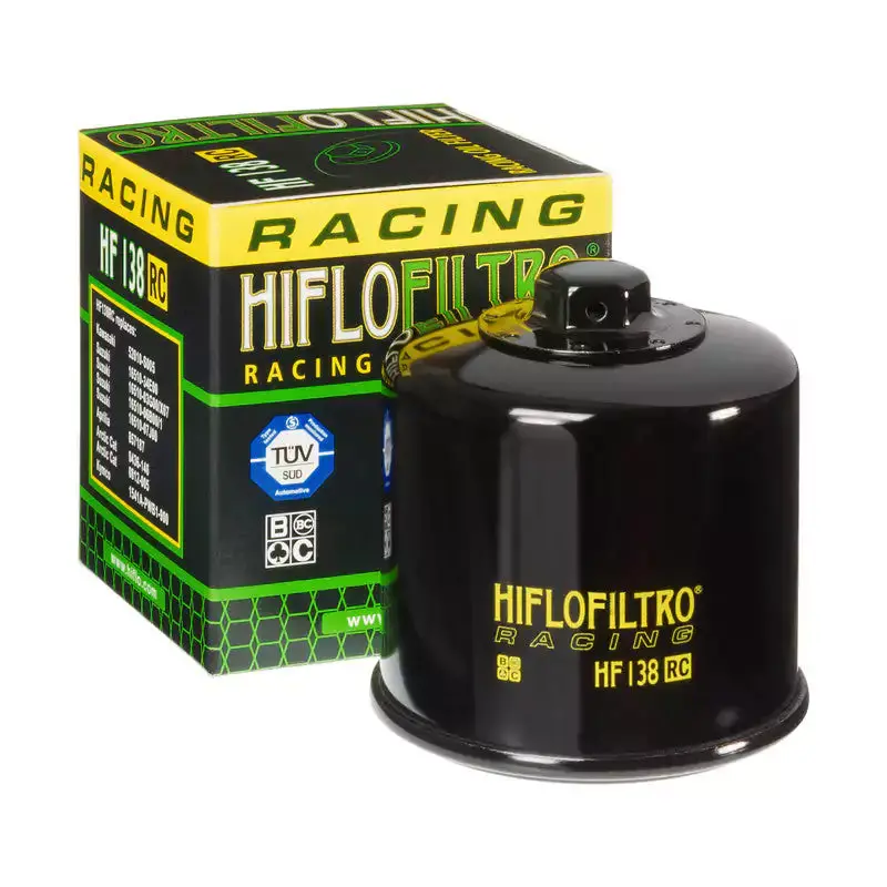 Hiflofiltro Hf138rc Racing Oil Filter | Oft-Hf138rc – Premium Performance For Kawasaki, Suzuki, Aprilia, Arctic Cat & Kymco 1