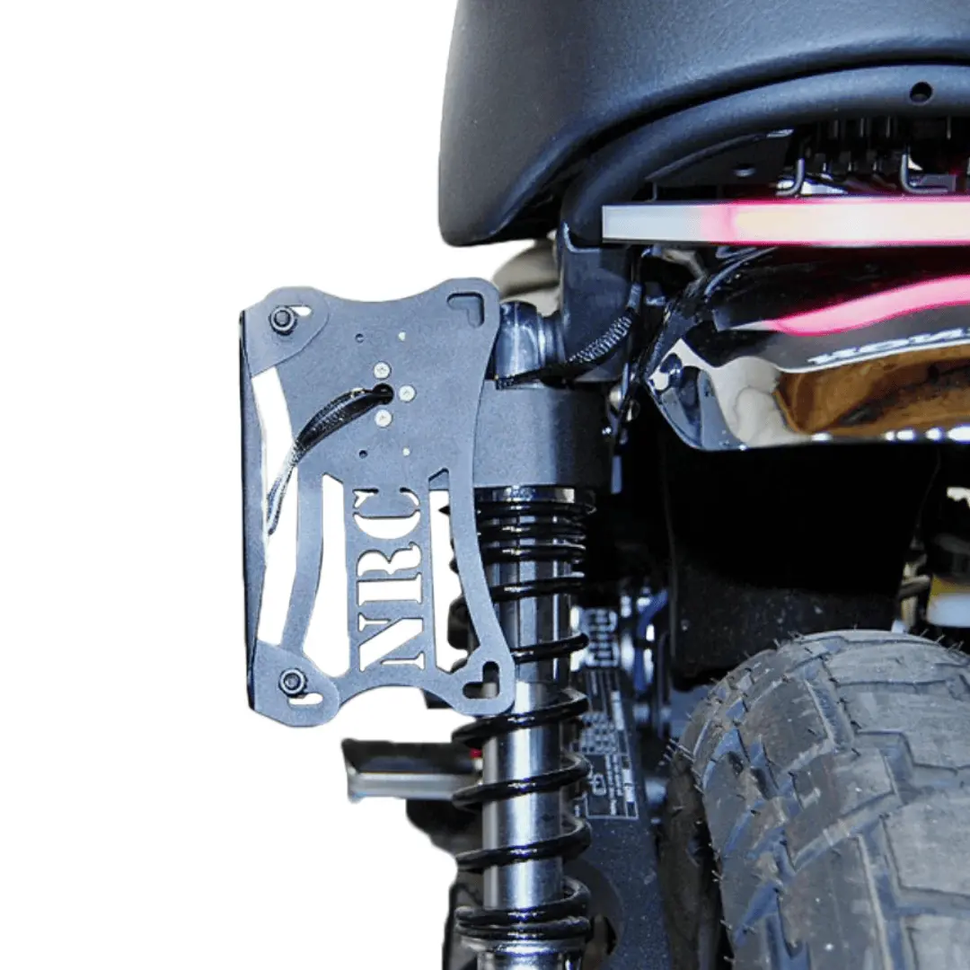 Honda Monkey License Plate Side Mount 1