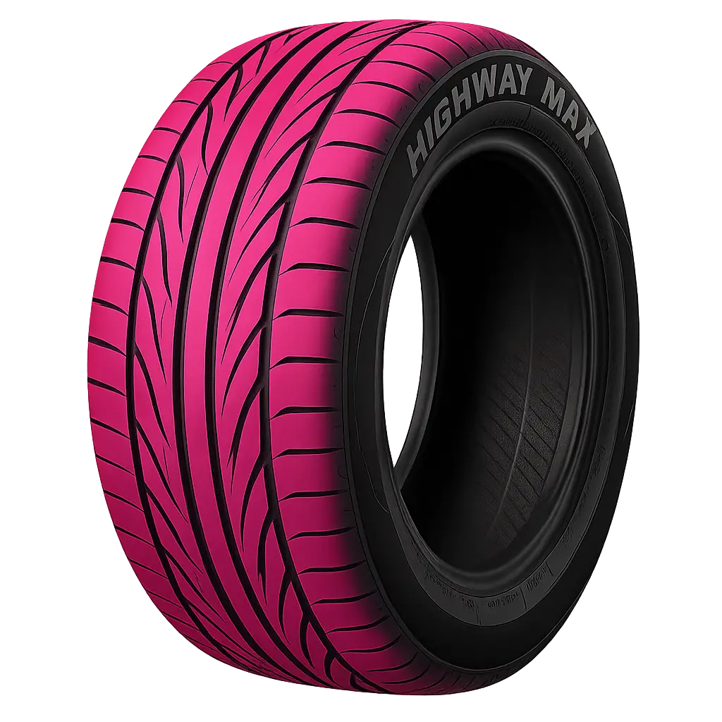 185/60R14 Highway Max - Hot Pink Smoke 1