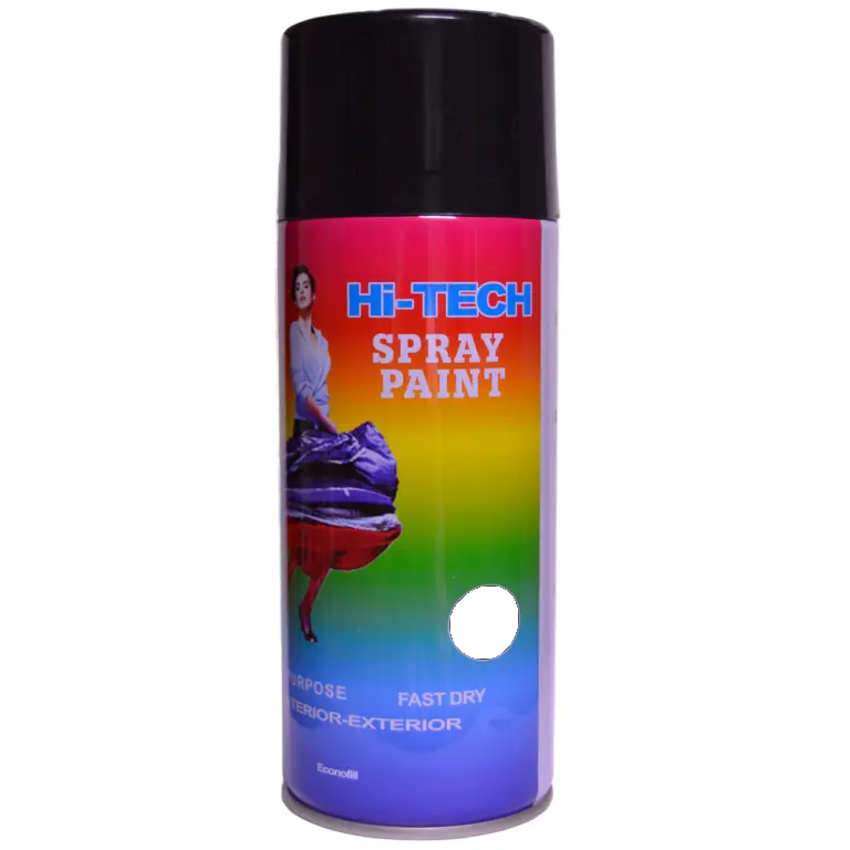 Colour Spray Paint Glossy Black 1