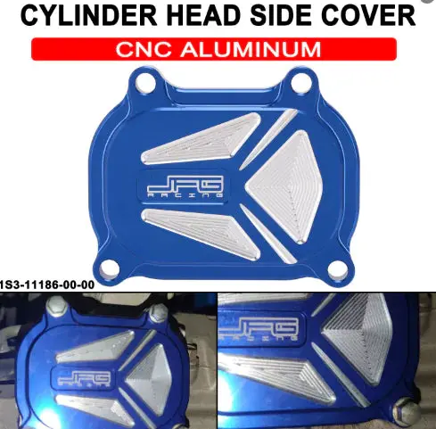 Jfg Racing Cylinder  Head  Side Cover   Raptor 700 2006-2021  Grizzly 550 2012-2014   Grizzly 700 2012-2015,  Rhino 700 2012-2013 , Viking  2014-2021 1