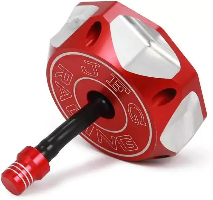 Jfg Racing  Gas Fuel Petrol Tank Cap Cover  Raptor 700 2006-2021 (Red) 1