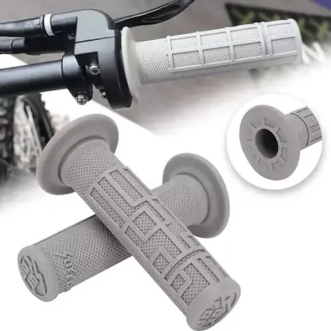 Jfg Racing  Handlebar Grips For Atv.  Raptor 700, Banshee 350 22Mm (Grey) (Set Of-2) 1