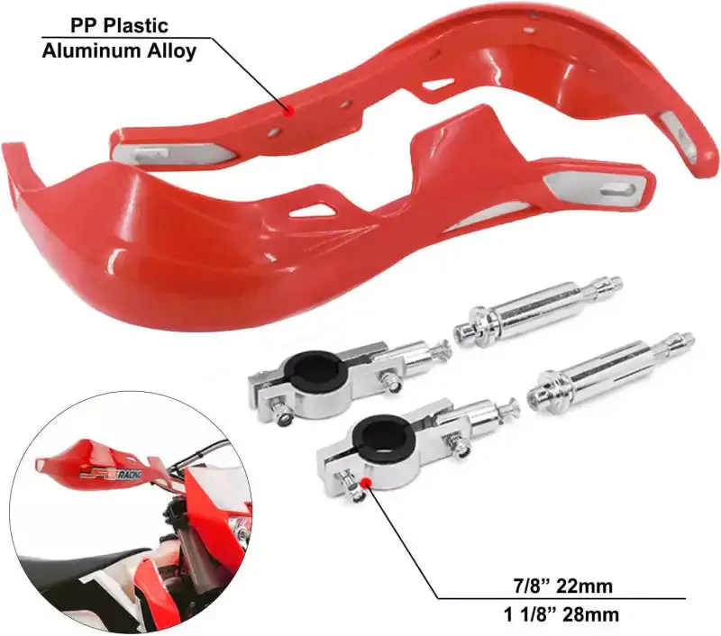 Jfg Racing Motorcycle Universal Handguards  22Mm And 28Mm Hand Guards Brush Bar For Off Road Atv For Motocross Dirt Bike 1