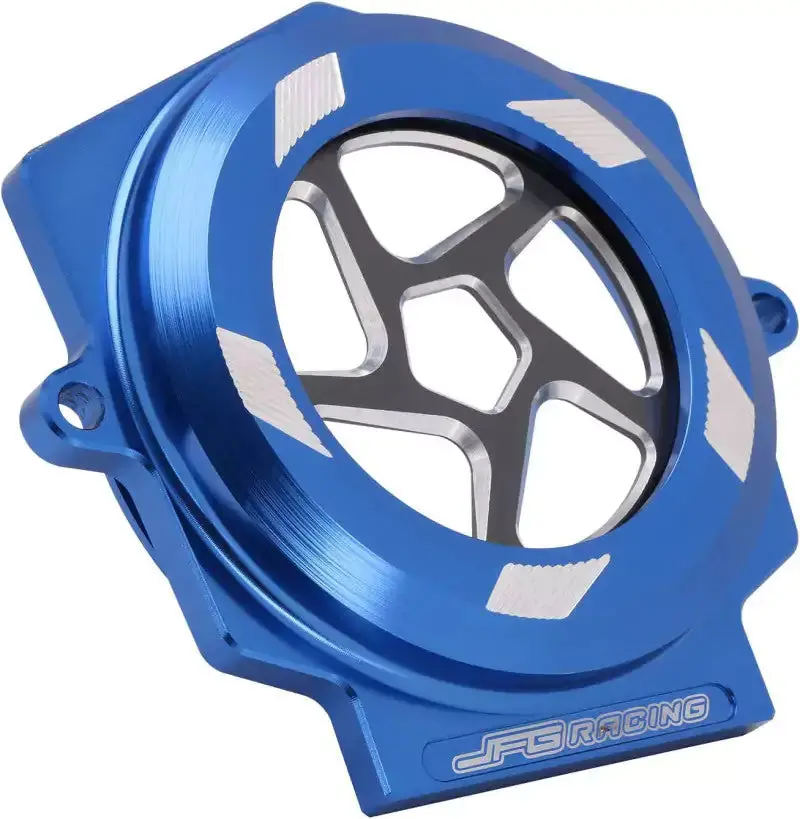 Jfg Racing  Shaft Cover Guard Cnc Atv Raptor 700 2006-2021  Blue-Transparent 1