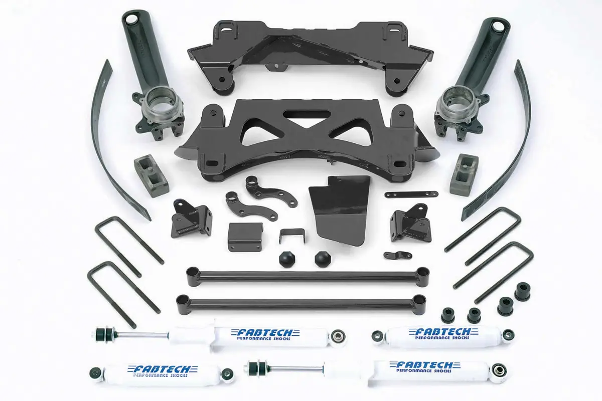 Fabtech Fabk7002 - 95.5-04 Toyota Tacoma 2Wd/4Wd  V6 | 6 Lug 6In Perf. System W/Perf. Shocks 1