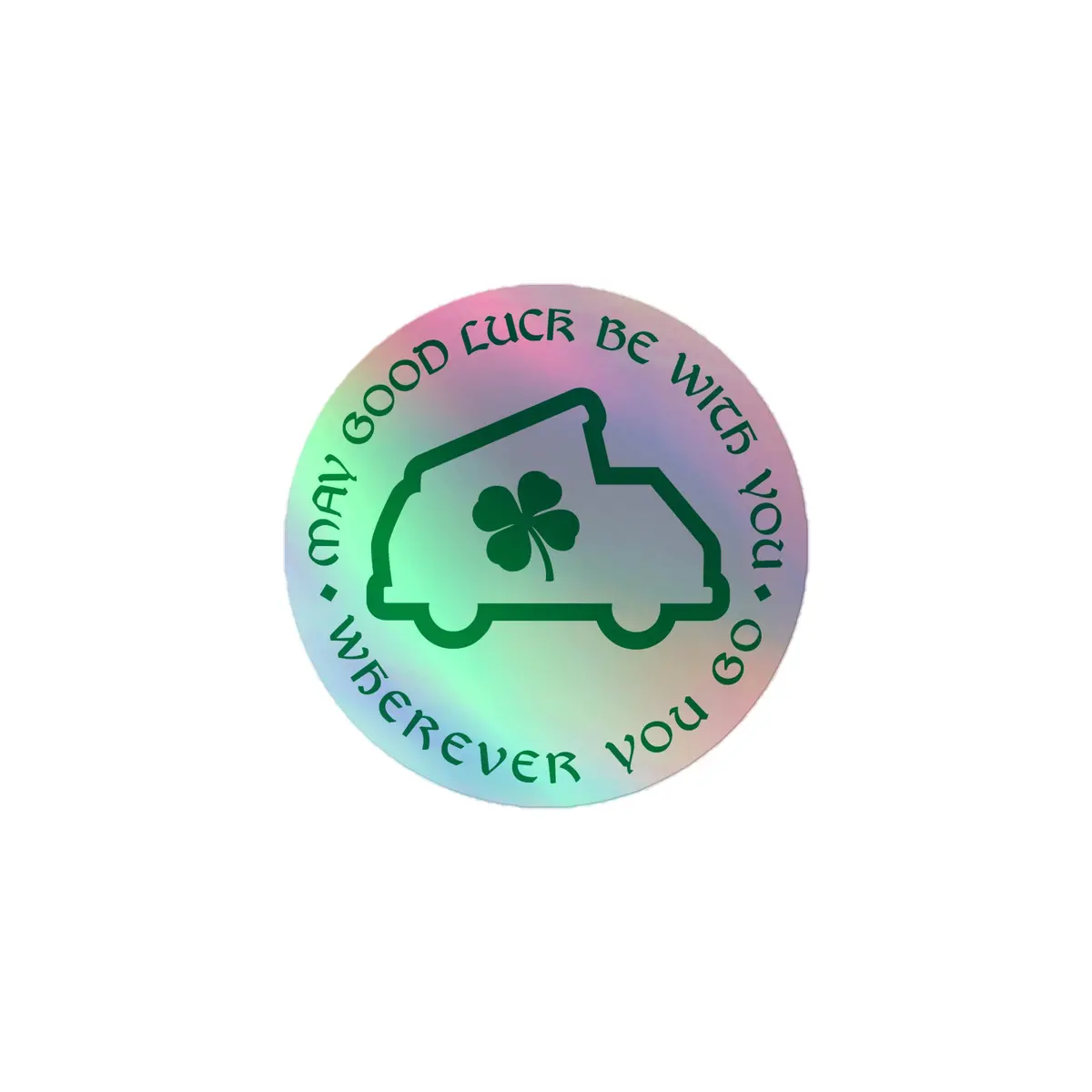 Lucky Westy Holographic Sticker 2