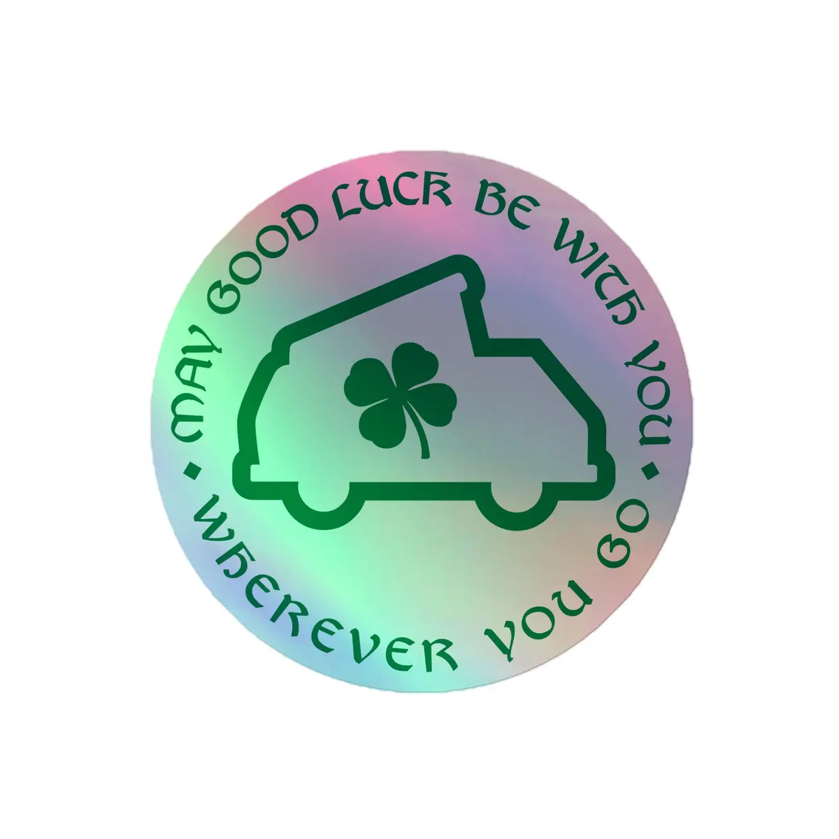 Lucky Westy Holographic Sticker 3