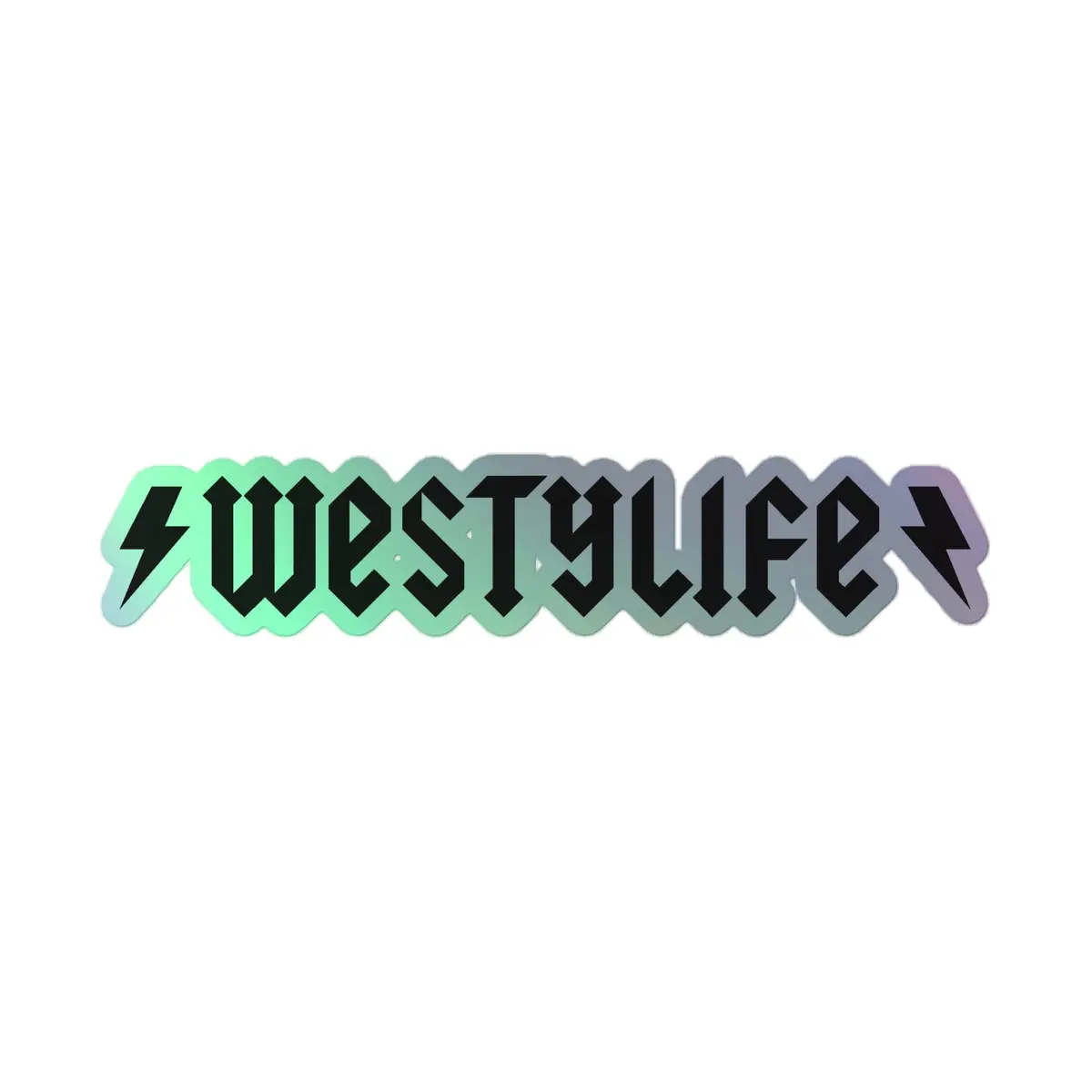 Ac/Dc Westylife Holographic Sticker 3