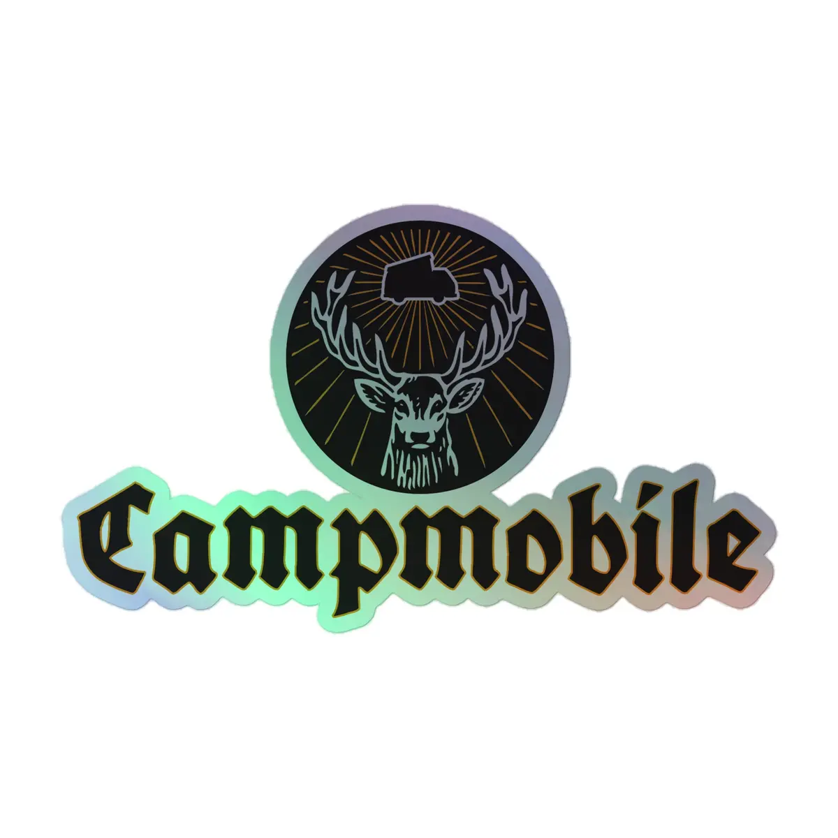 Campermeister Campmobile Holographic Sticker 3