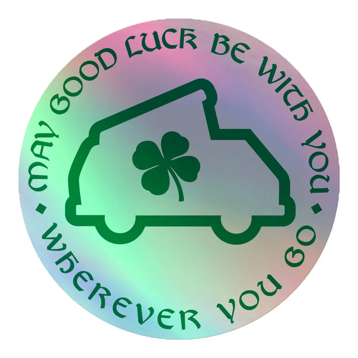 Lucky Westy Holographic Sticker 3