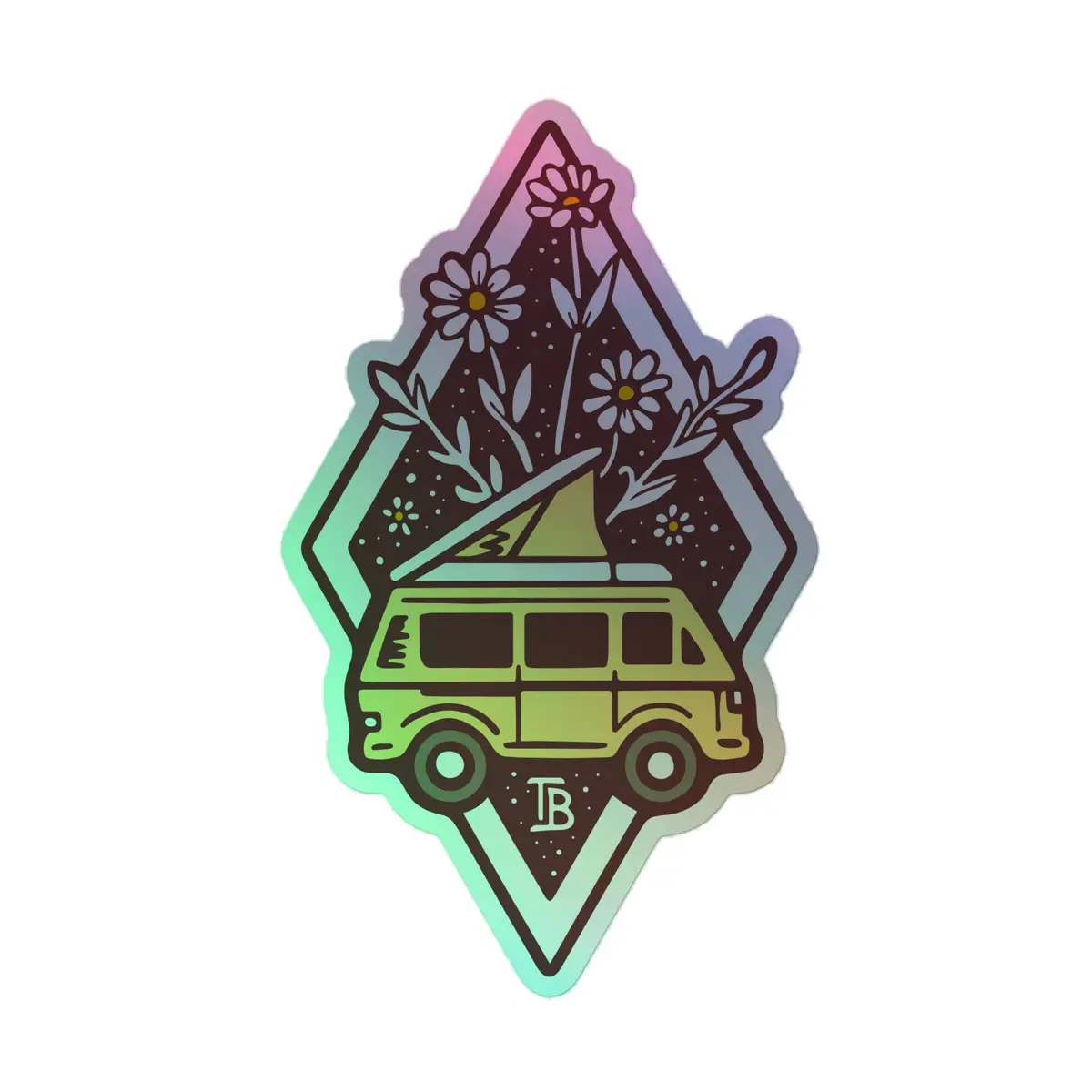 Bloom Holographic Sticker 3