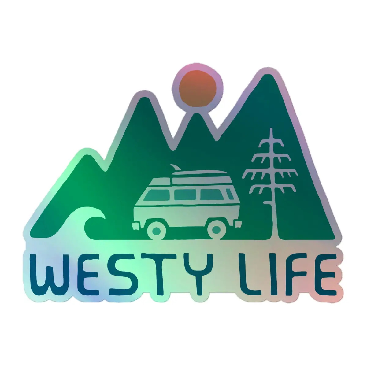 Rollyn Westy Life Holographic Sticker 3