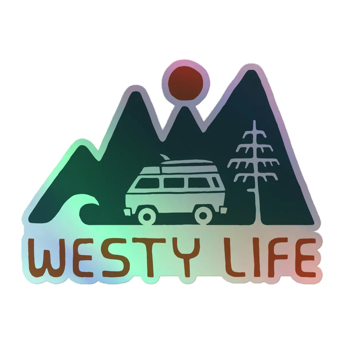 Rollyn Westy Life Holographic Sticker 3