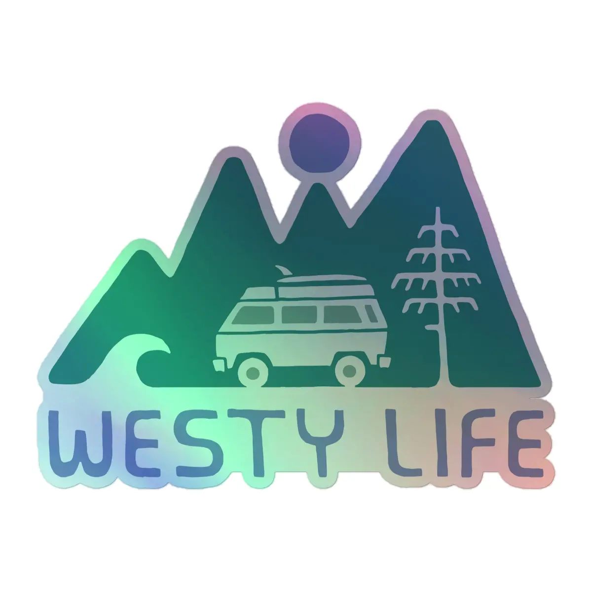 Rollyn Westy Life Holographic Sticker 3