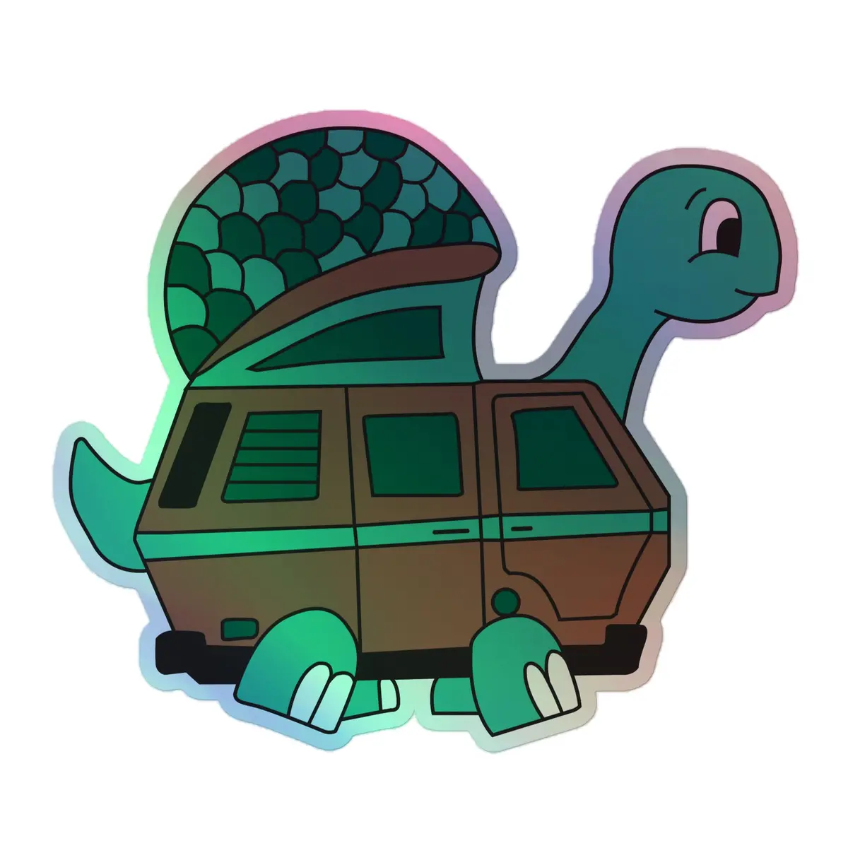 Tom Turtle Holographic Sticker 3