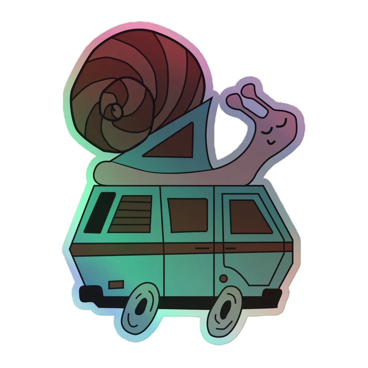 Sally Snail Holographic Sticker 3