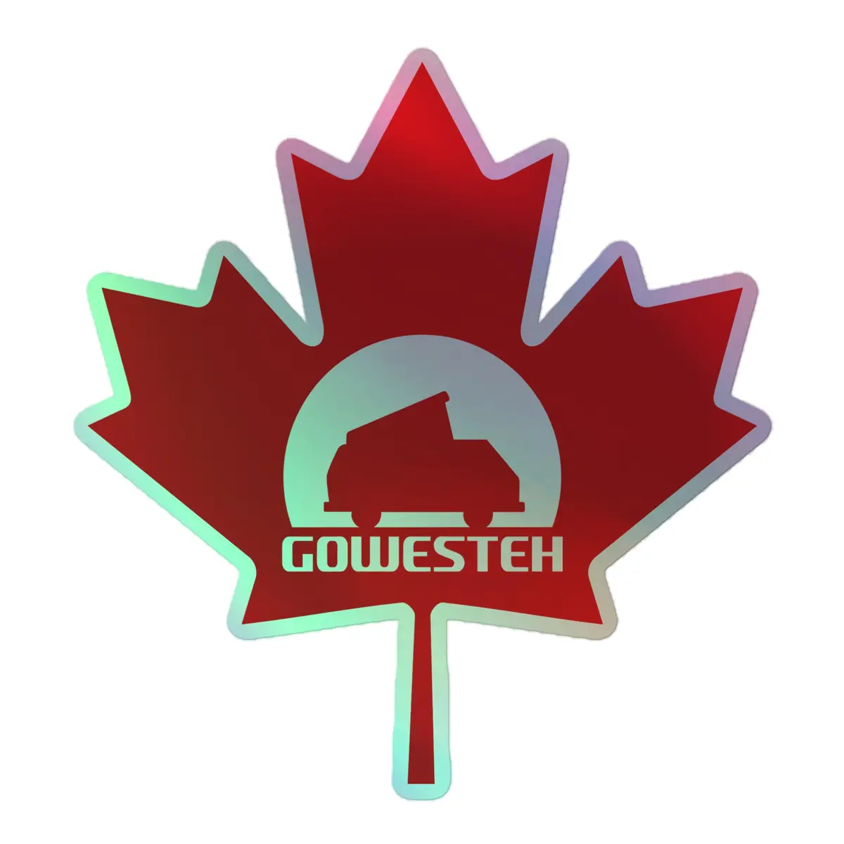 Gowesteh Canada Holographic Sticker 3